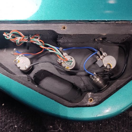 Fender Jazz Bass US Plus Caribbean Mist 1993 USA бас-гитара