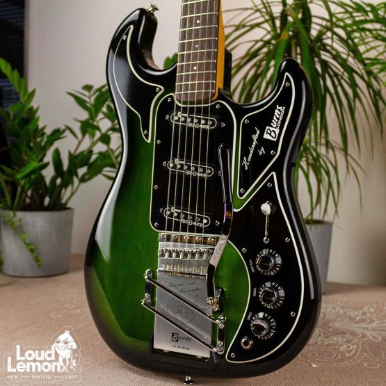 Burns Hank Marvin Signature Limited Edition Green Burst 2012 UK электрогитара