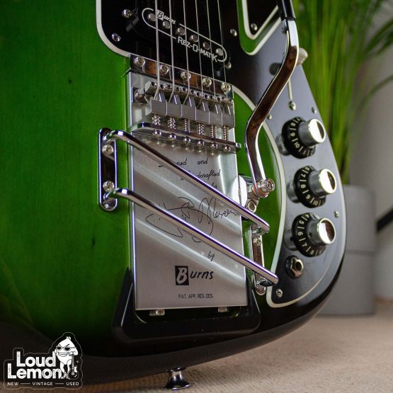 Burns Hank Marvin Signature Limited Edition Green Burst 2012 UK электрогитара