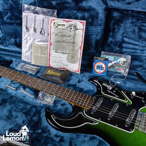 Burns Hank Marvin Signature Limited Edition Green Burst 2012 UK электрогитара