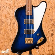 Burny ZB-85 Norio Toshiro Ziggi Signture Indigo Blue Sunburst 1990's Japan бас-гитара