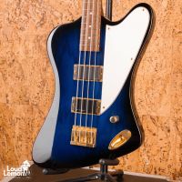 Burny ZB-85 Norio Toshiro Ziggi Signture Indigo Blue Sunburst 1990's Japan бас-гитара