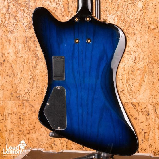 Burny ZB-85 Norio Toshiro Ziggi Signture Indigo Blue Sunburst 1990's Japan бас-гитара
