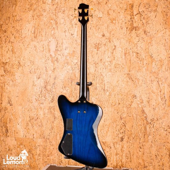 Burny ZB-85 Norio Toshiro Ziggi Signture Indigo Blue Sunburst 1990's Japan бас-гитара