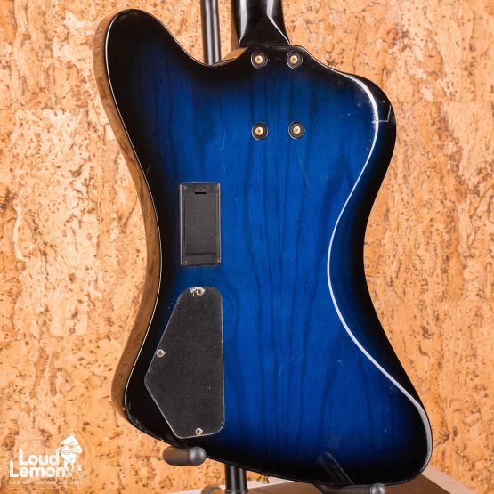Burny ZB-85 Norio Toshiro Ziggi Signture Indigo Blue Sunburst 1990's Japan бас-гитара