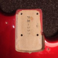 Fender PB57-55 Precision Bass Candy Apple Red 1987 Japan бас-гитара