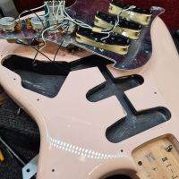 CoolZ Stratocaster ZST-1R Shell Pink 2009 Japan электрогитара