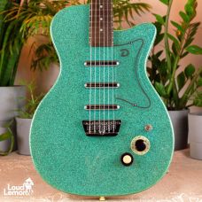 Danelectro 56-U3 Reissue Turquoise Sparkle 2002 Korea электрогитара