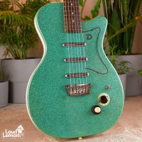 Danelectro 56-U3 Reissue Turquoise Sparkle 2002 Korea электрогитара