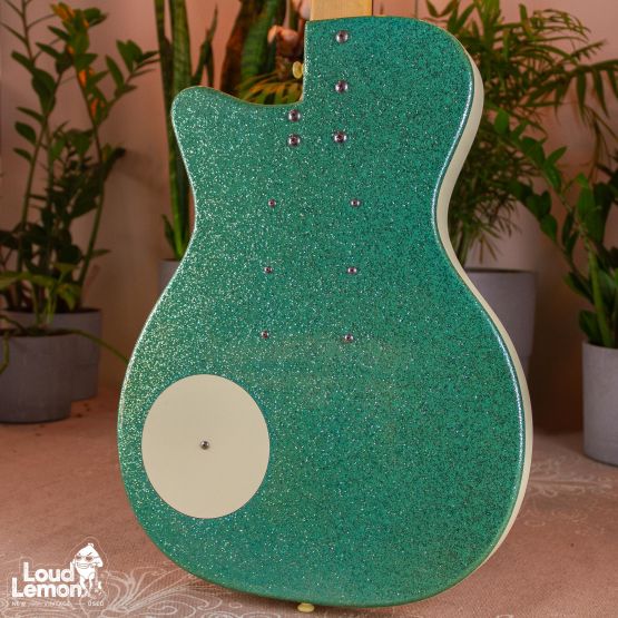 Danelectro 56-U3 Reissue Turquoise Sparkle 2002 Korea электрогитара