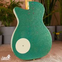 Danelectro 56-U3 Reissue Turquoise Sparkle 2002 Korea электрогитара