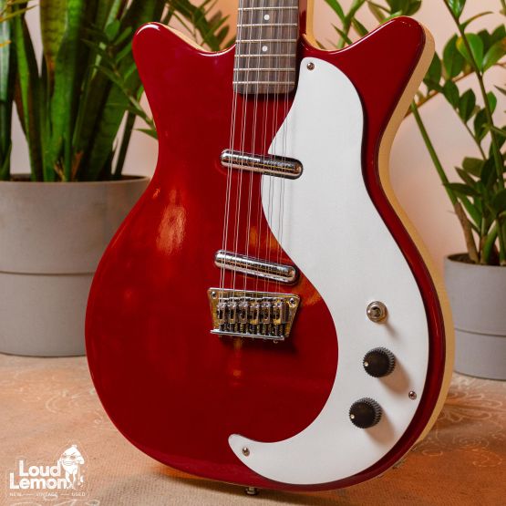 Danelectro D5912 Reissue Commie Red 2010's Korea электрогитара