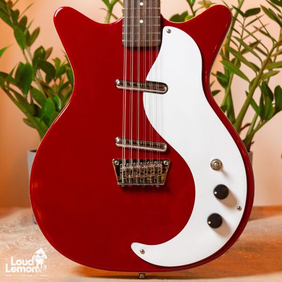 Danelectro D5912 Reissue Commie Red 2010's Korea электрогитара