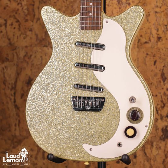Danelectro DC3 with Select-O-Matic Silver Sparkle 2000's Korea электрогитара
