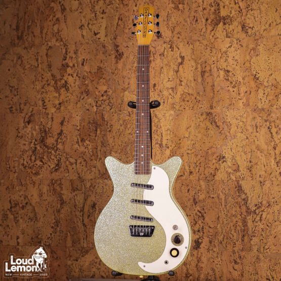 Danelectro DC3 with Select-O-Matic Silver Sparkle 2000's Korea электрогитара