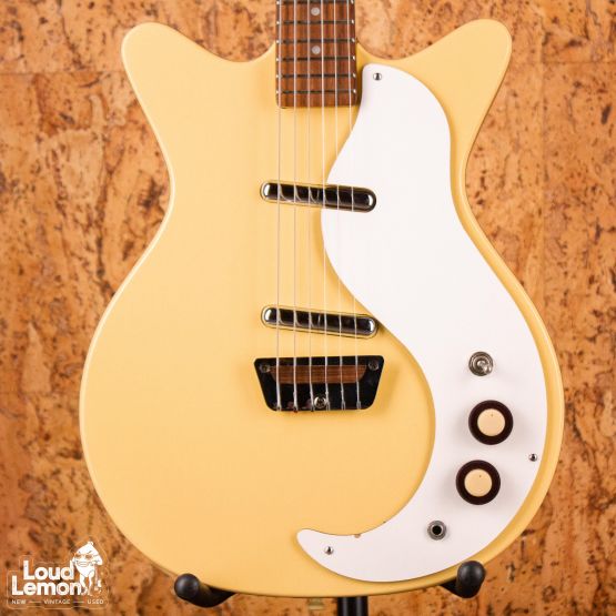 Danelectro DC59 Reissue Daddy-O Yellow 2000's Korea электрогитара