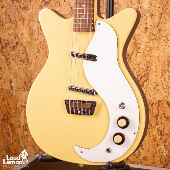 Danelectro DC59 Reissue Daddy-O Yellow 2000's Korea электрогитара