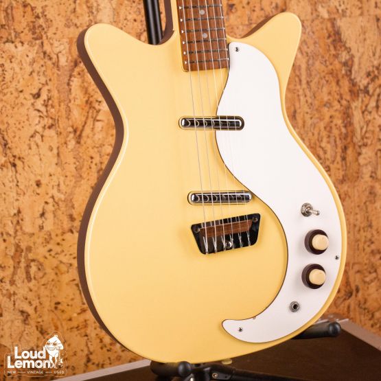 Danelectro DC59 Reissue Daddy-O Yellow 2000's Korea электрогитара