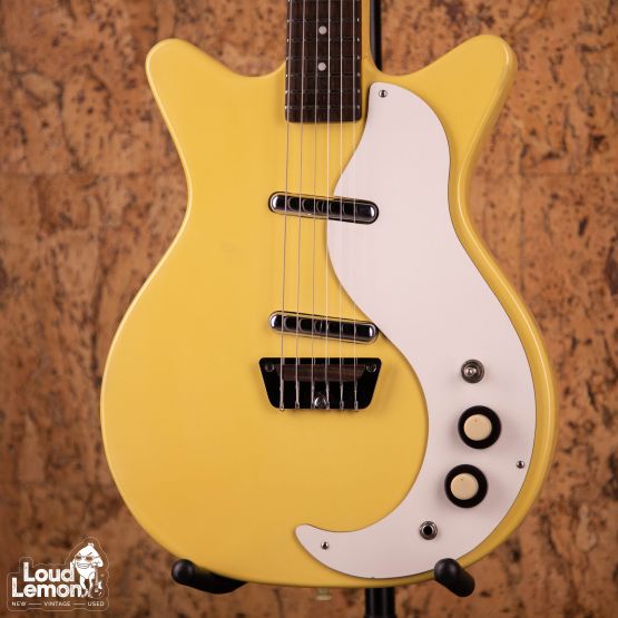 Danelectro DC59 Reissue Daddy-O Yellow 2000's Korea электрогитара