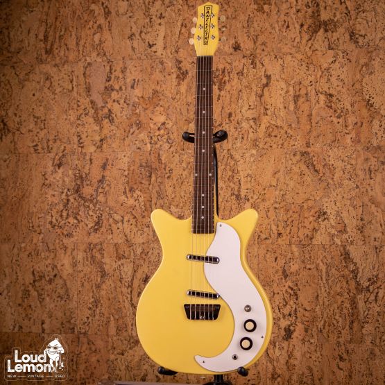 Danelectro DC59 Reissue Daddy-O Yellow 2000's Korea электрогитара