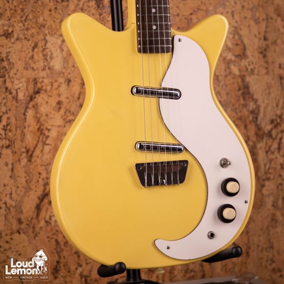 Danelectro DC59 Reissue Daddy-O Yellow 2000's Korea электрогитара