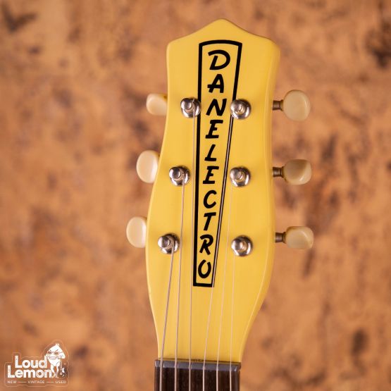 Danelectro DC59 Reissue Daddy-O Yellow 2000's Korea электрогитара