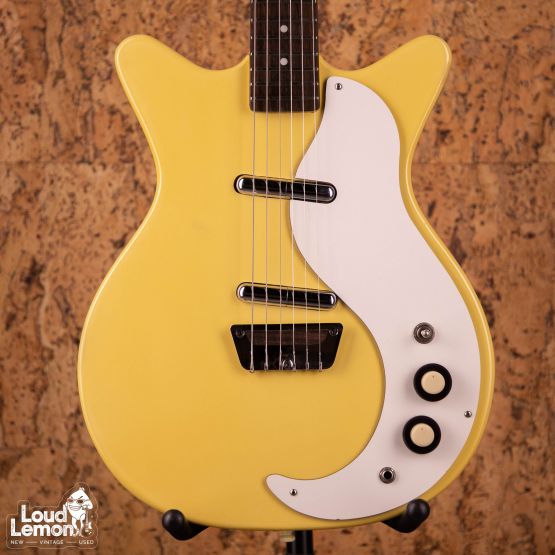 Danelectro DC59 Reissue Daddy-O Yellow 2000's Korea электрогитара