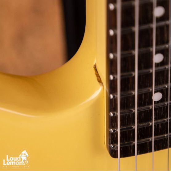 Danelectro DC59 Reissue Daddy-O Yellow 2000's Korea электрогитара