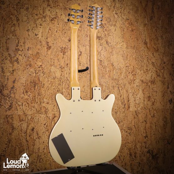 Danelectro Doubleneck 6/12 White Pearl 2000's China электрогитара