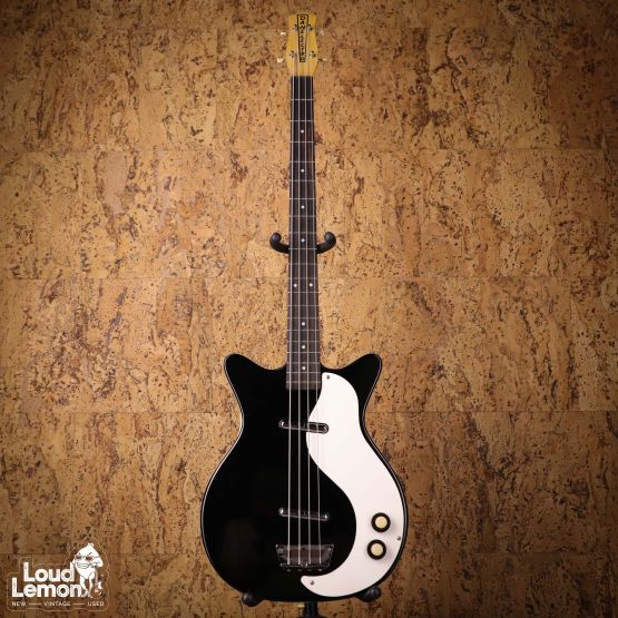 Danelectro DС-59 Bass Long Scale Black 2000's Korea бас-гитара