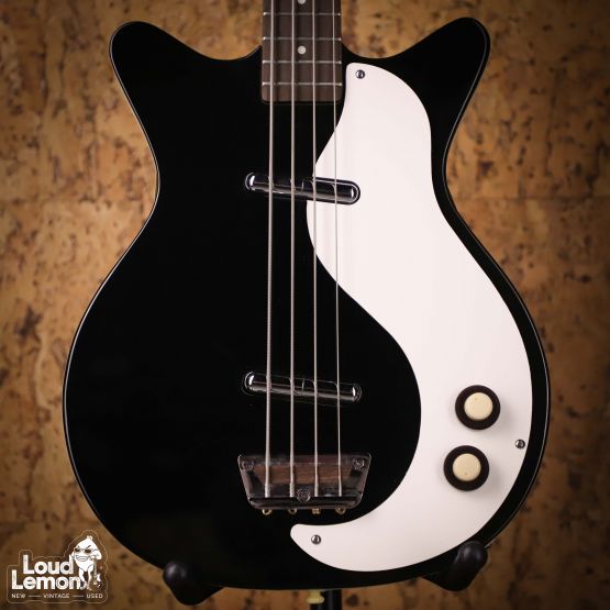 Danelectro DС-59 Bass Long Scale Black 2000's Korea бас-гитара