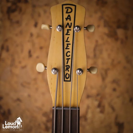 Danelectro DС-59 Bass Long Scale Black 2000's Korea бас-гитара