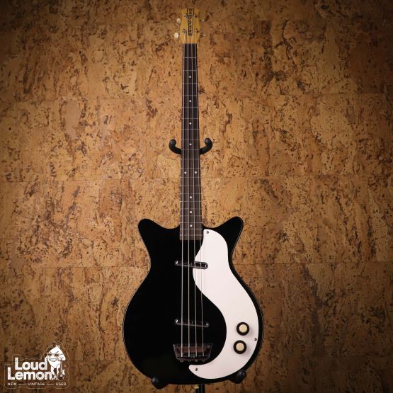 Danelectro DС-59 Bass Long Scale Black 2000's Korea бас-гитара