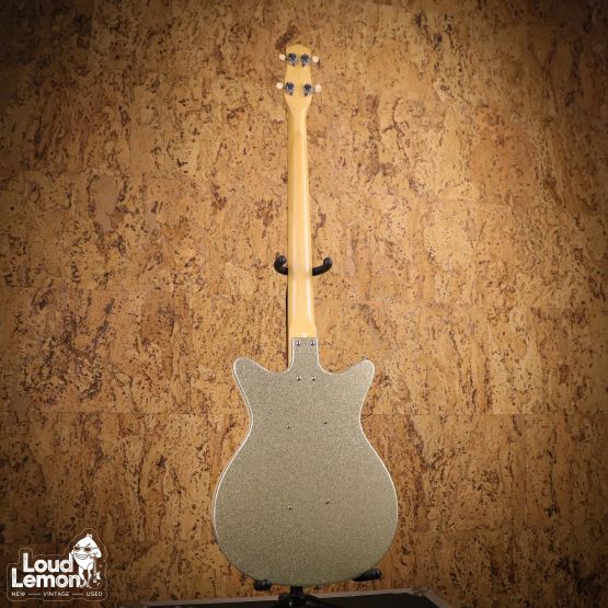 Danelectro DС-59 Bass Long Scale Gold Sparkle 2000's Korea бас-гитара