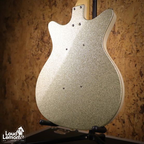 Danelectro DС-59 Bass Long Scale Gold Sparkle 2000's Korea бас-гитара