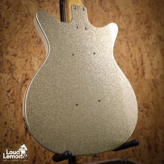 Danelectro DС-59 Bass Long Scale Gold Sparkle 2000's Korea бас-гитара