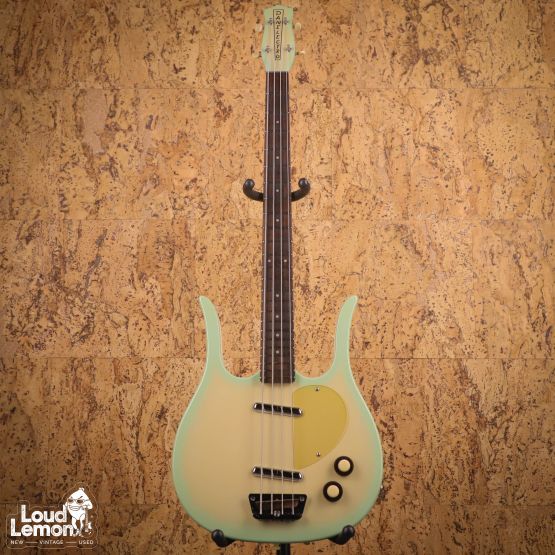 Danelectro Longhorn Bass Aqua Burst 1990's Korea бас-гитара