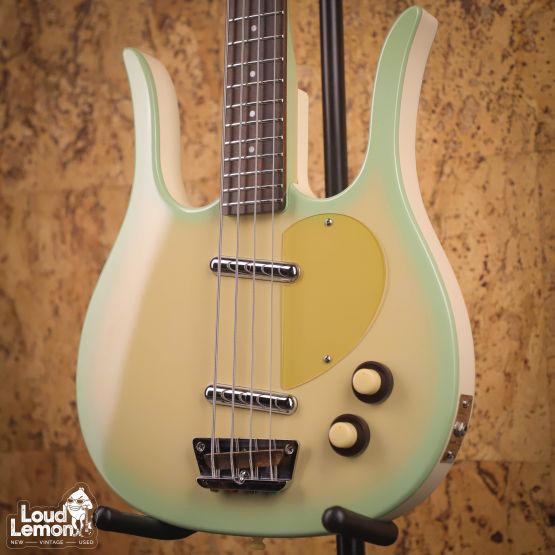 Danelectro Longhorn Bass Aqua Burst 1990's Korea бас-гитара