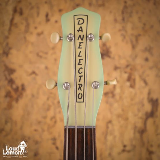 Danelectro Longhorn Bass Aqua Burst 1990's Korea бас-гитара