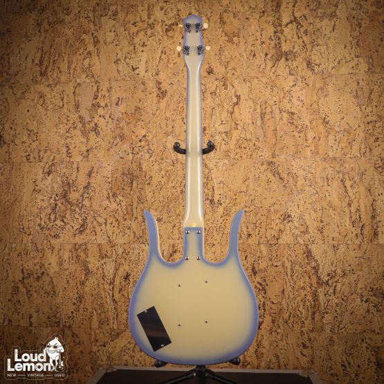 Danelectro Longhorn Bass Blue Burst 2000s China бас-гитара