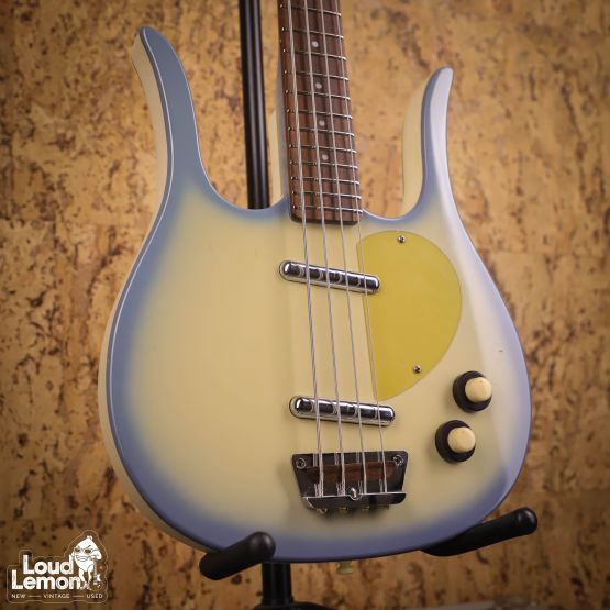 Danelectro Longhorn Bass Blue Burst 2000s China бас-гитара