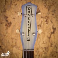 Danelectro Longhorn Bass Blue Burst 2000s China бас-гитара