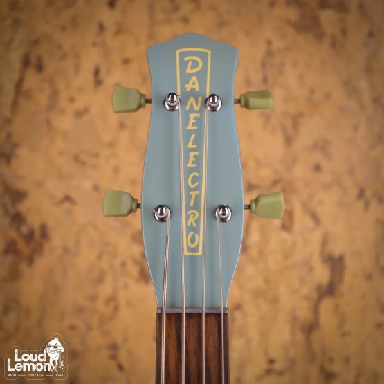 Danelectro Longhorn Bass Blue Suede 1990s Korea бас-гитара