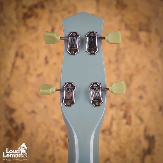 Danelectro Longhorn Bass Blue Suede 1990s Korea бас-гитара