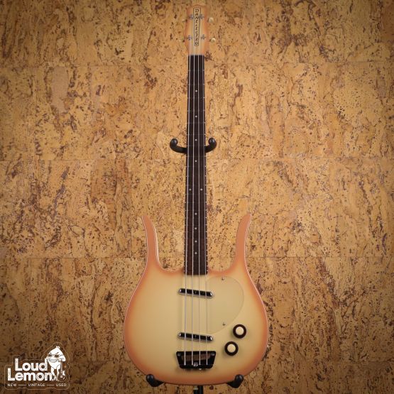 Danelectro Longhorn Bass Copper Burst 1990's Korea бас-гитара