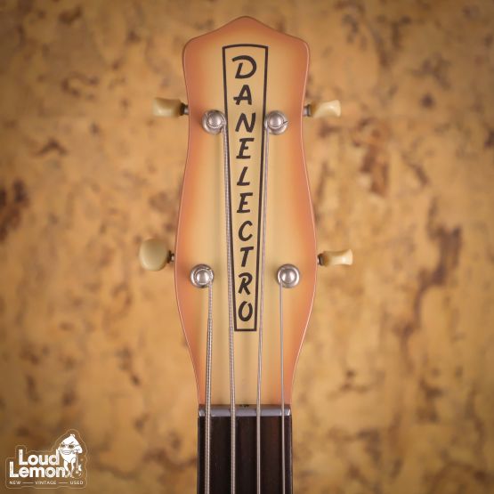 Danelectro Longhorn Bass Copper Burst 1990's Korea бас-гитара