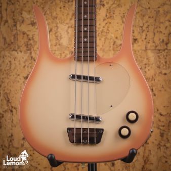 Danelectro Longhorn Bass Copper Burst 1990's Korea бас-гитара