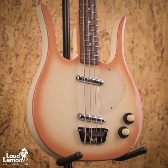 Danelectro Longhorn Bass Copper Burst 1990's Korea бас-гитара