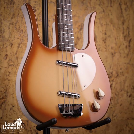 Danelectro Longhorn Bass Copper Burst 2020's Korea бас-гитара