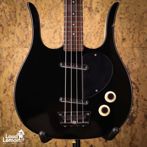 Danelectro Longhorn Bass Reissue Black 2000's Korea бас-гитара